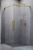 Radaway Idea 8 QL Kdd Brushed Gold kabina 80x100cm szczotkowane złoto 10590080-99-01L/10590100-99-01R